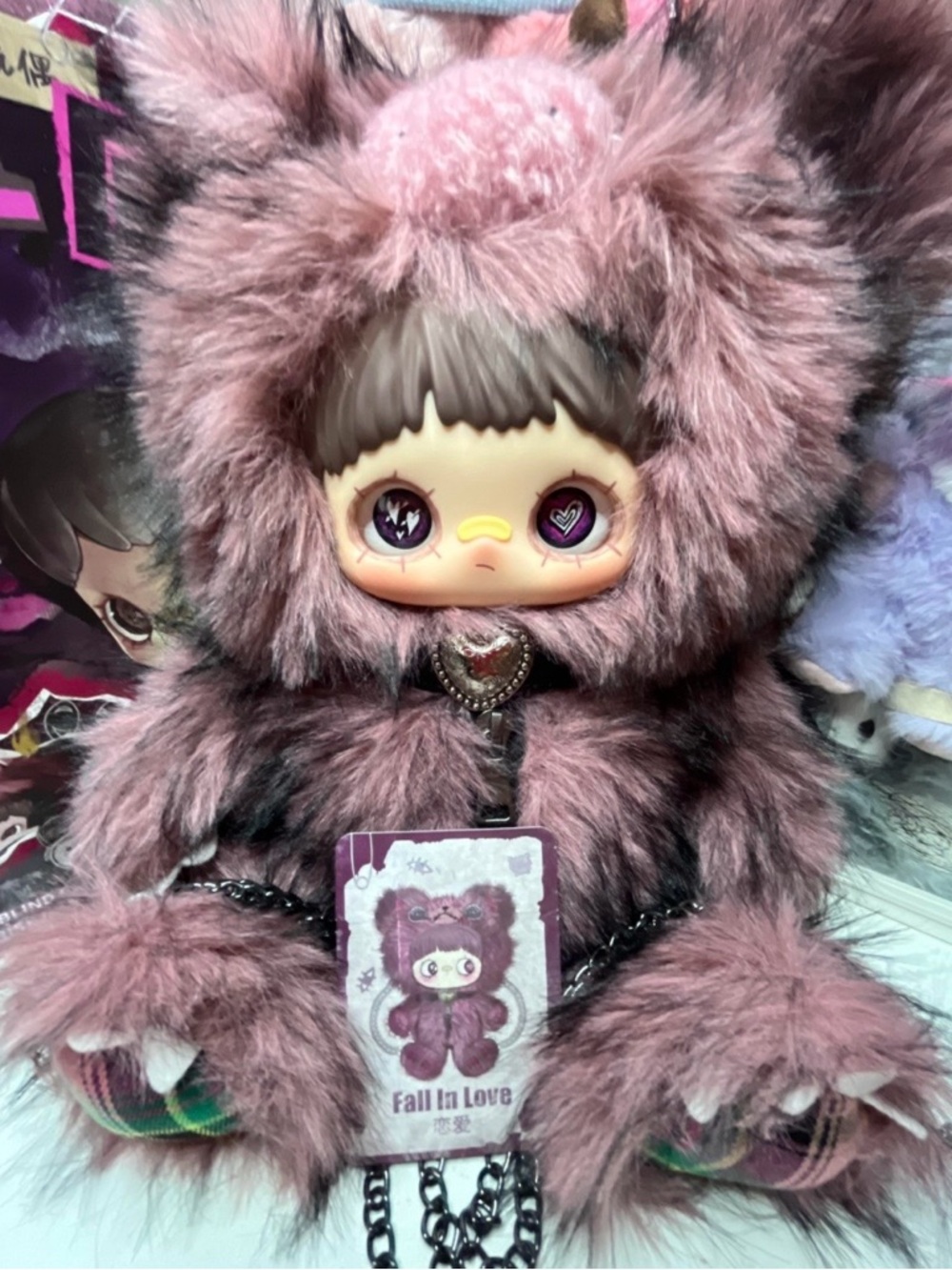 Brand New MAYMEI 400% Rebel Doll Backpack Series Plush -- 🩷 Fall In Love 🩷 - Picture 11 of 14